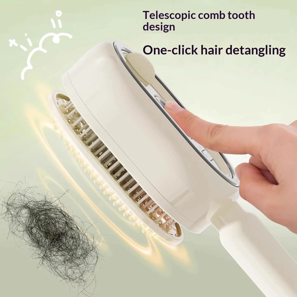 Electric Spray Airbag Massage Comb Essential Oil Atomized Hair Brush Anti-Static Salon Fluffy Modeling Hair Care Tools