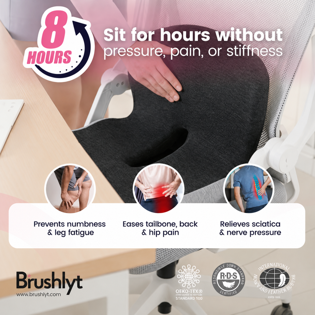 BRUSHLYT™ Orthopedic cushion