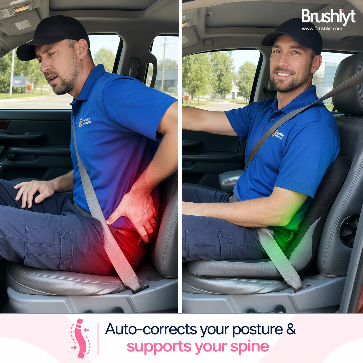 BRUSHLYT™ Orthopedic cushion