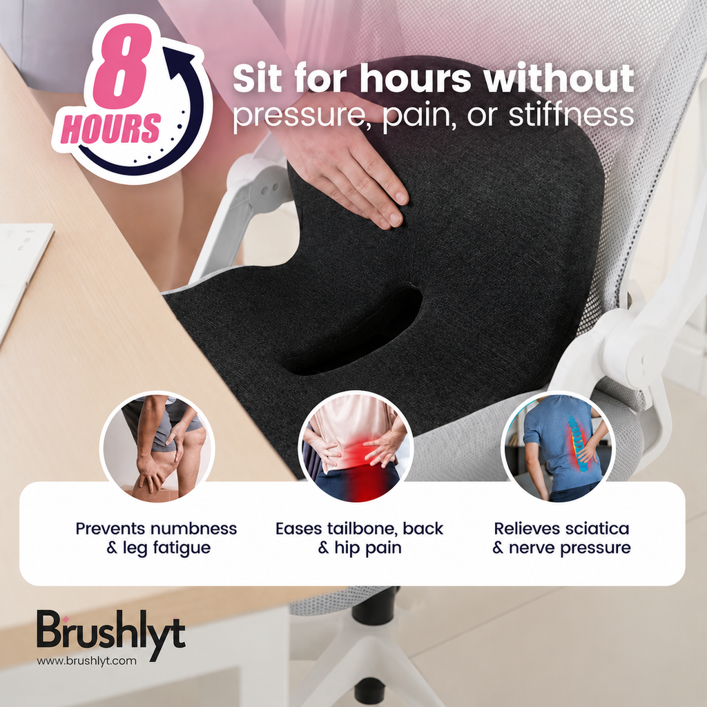 BRUSHLYT™ Orthopedic cushion