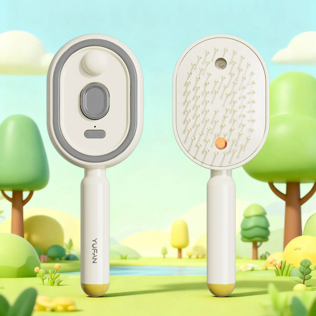 Electric Spray Airbag Massage Comb Essential Oil Atomized Hair Brush Anti-Static Salon Fluffy Modeling Hair Care Tools